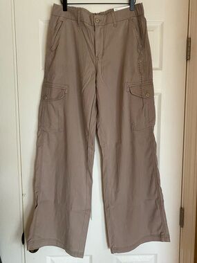 AE dreamy drape baggy wide leg stretch cargo pants NWT 8 long